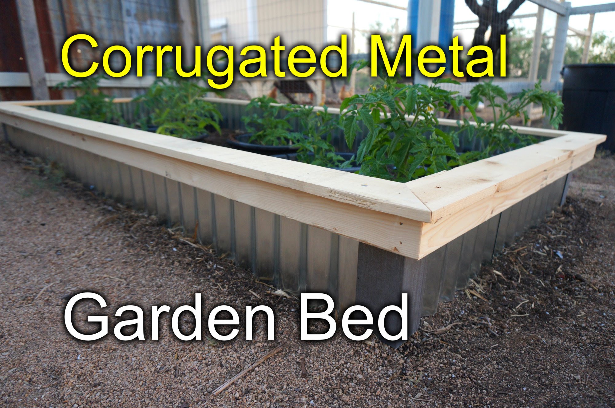 [Landscaping] DIY Corrugated Raised Bed Garden - Is It ...